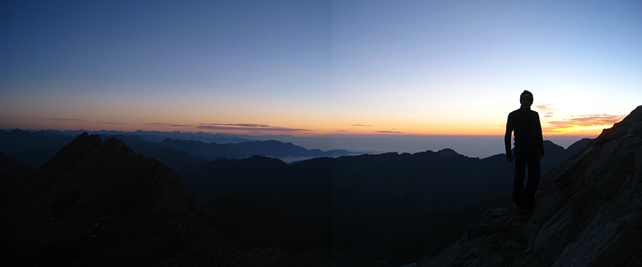 Lever de soleil à 3000 mètres